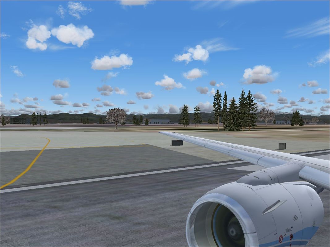 737 NG: 600 / 700 (Windows) screenshot: The 737 600 looking right and back with the cabin detail suppressed