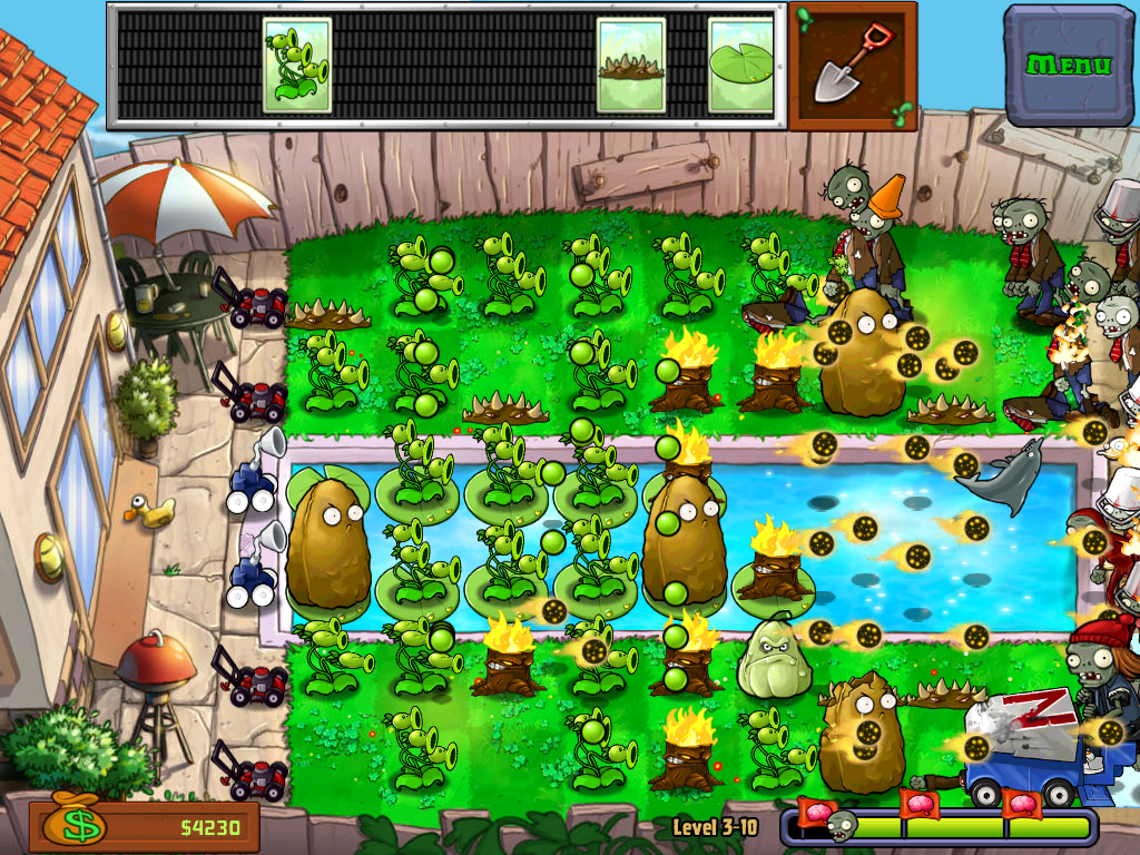 Screenshot of Plants vs. Zombies (Windows, 2009) - MobyGames