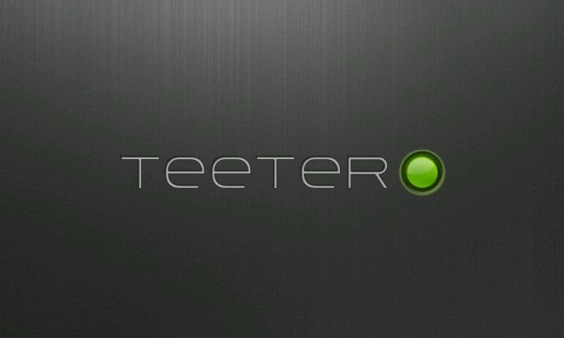 Teeter (Android) screenshot: Title screen
