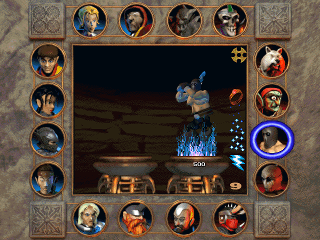 Iron & Blood: Warriors of Ravenloft (DOS) screenshot: Choosing our fighters...