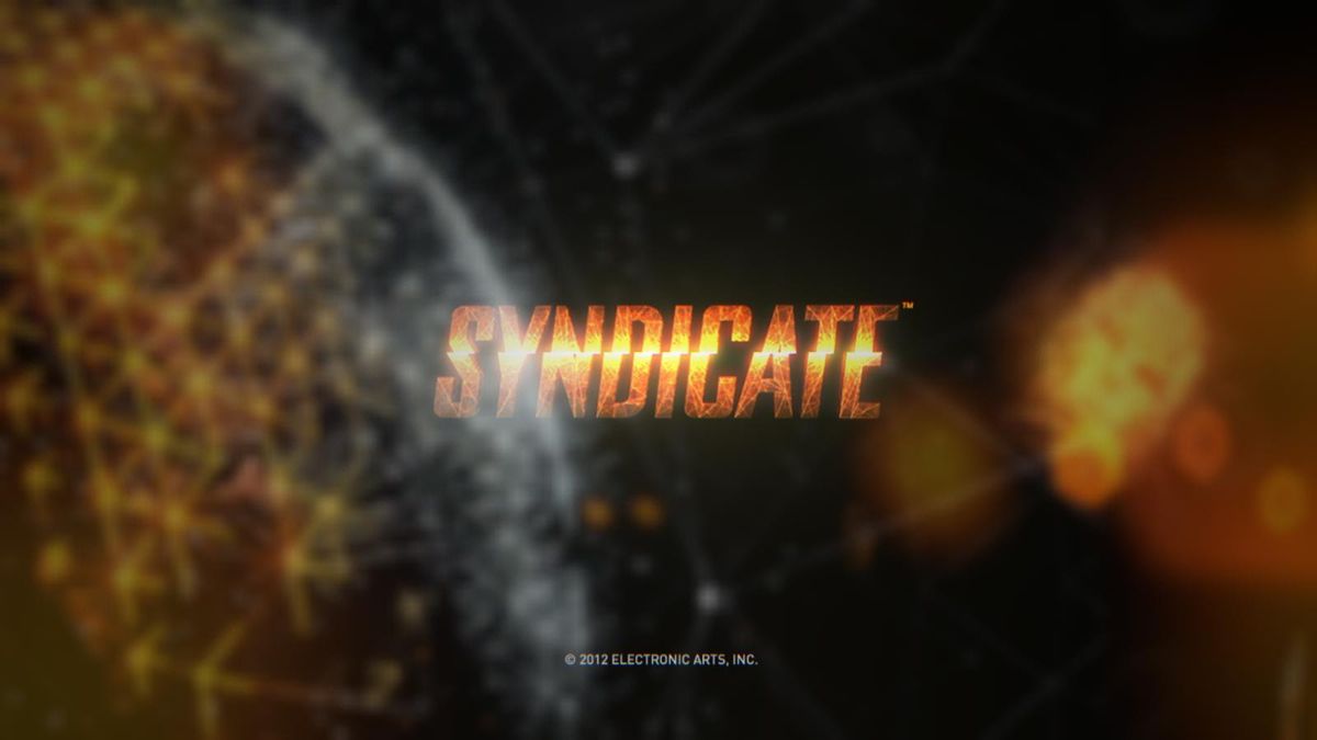 Syndicate (Windows) screenshot: Title screen
