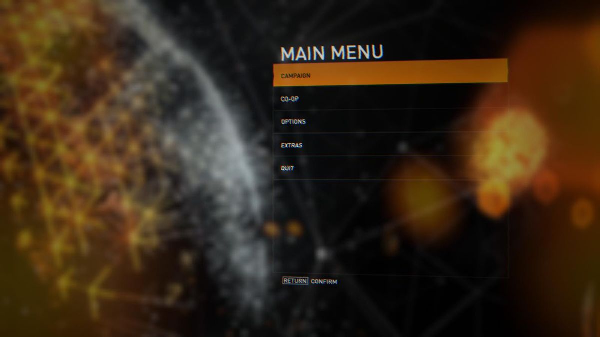 Syndicate (Windows) screenshot: Main menu