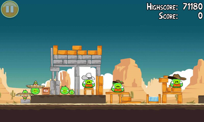 Screenshot of Angry Birds (Android, 2009) - MobyGames