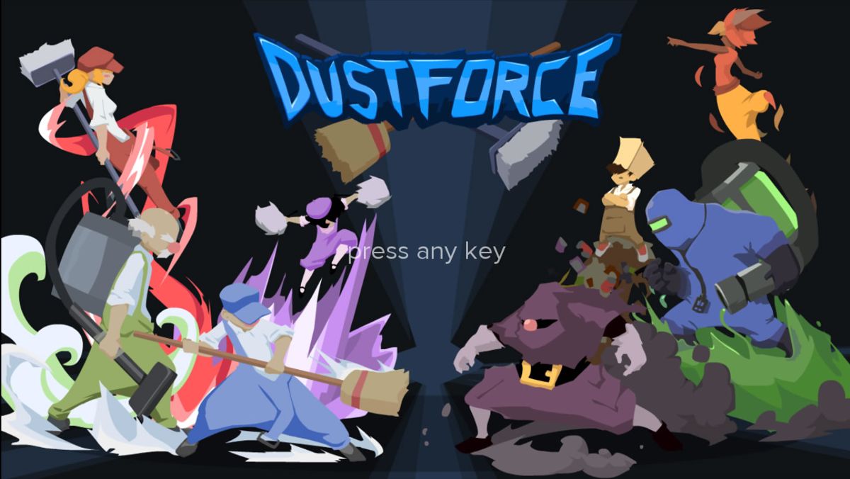 Dustforce (Windows) screenshot: Title screen
