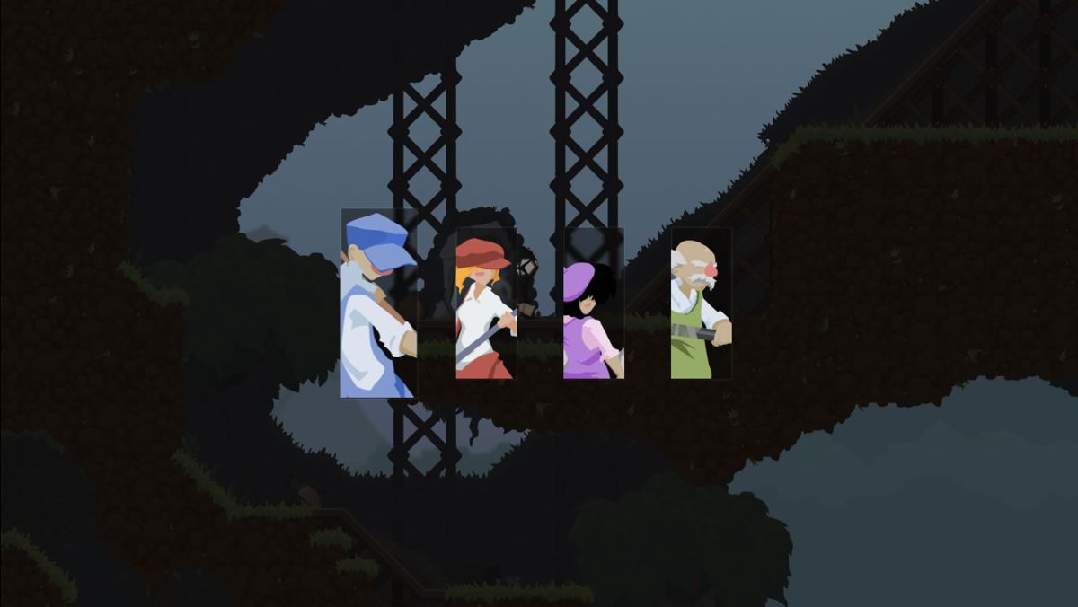 Dustforce (Windows) screenshot: Choose one of the four available characters