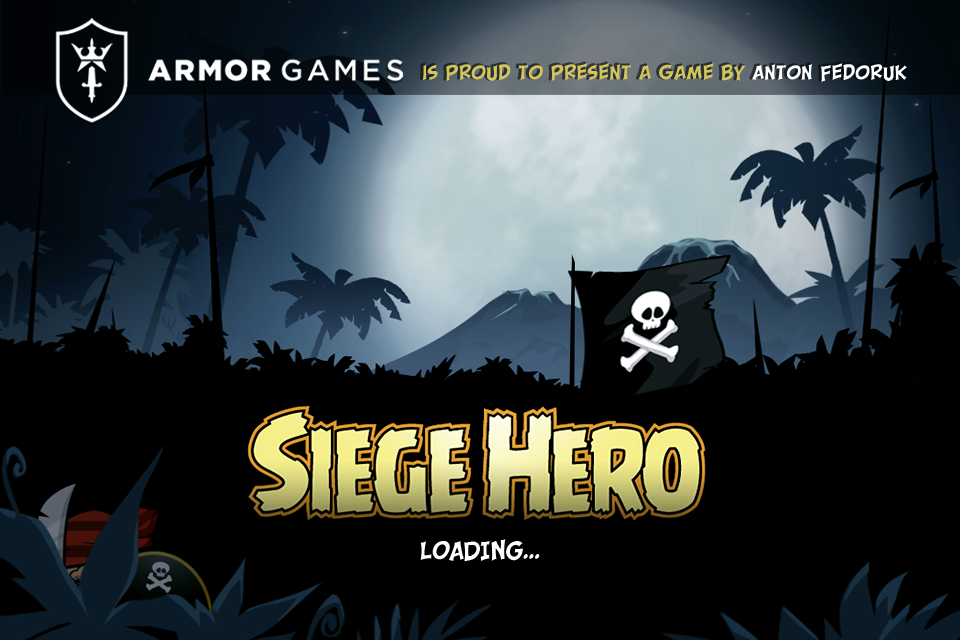 Siege Hero (iPhone) screenshot: The loading screen