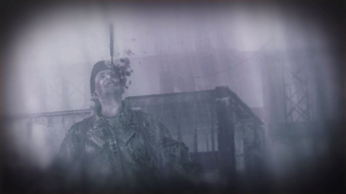 Call of Duty: MW3 (Windows) screenshot: Shepard had a bad day in MW2..
