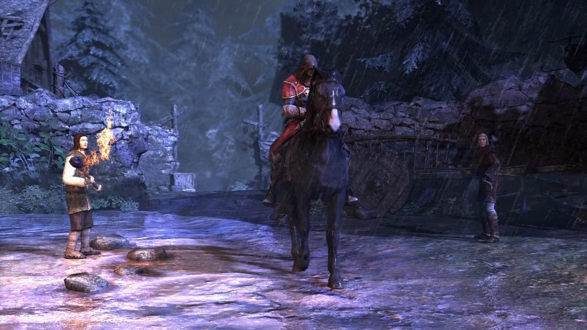 Castlevania: Lords of Shadow (PlayStation 3) screenshot: The Brotherhood of Light has finally sent their champion to rid the lands of the evil that plagues it.