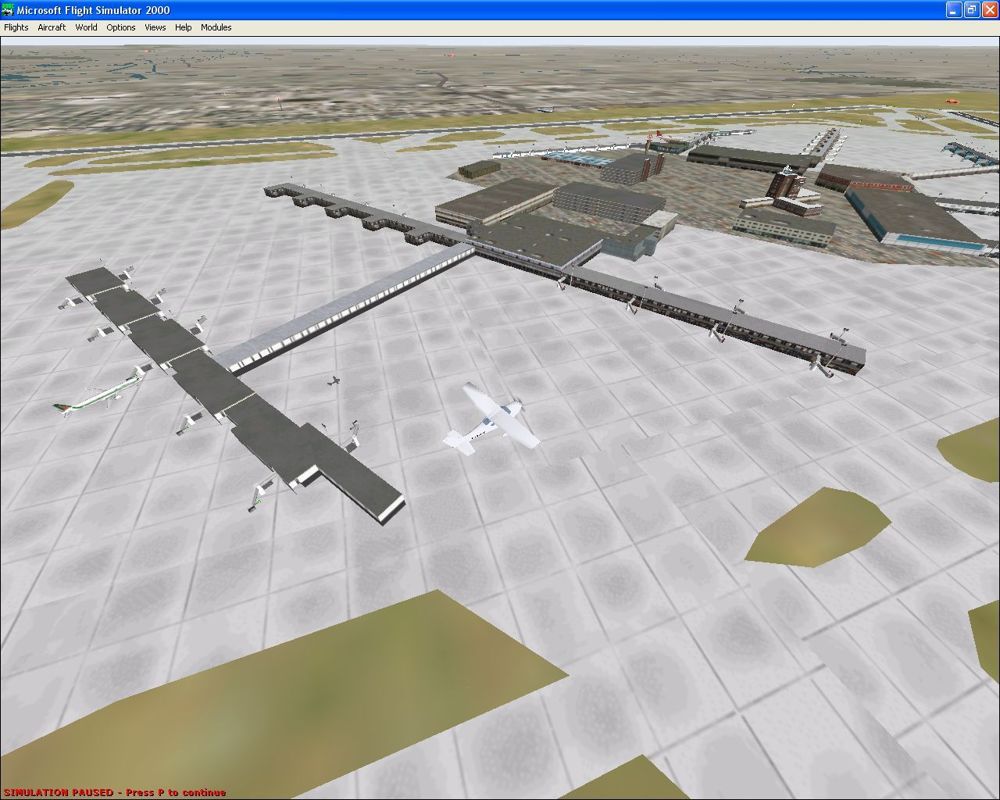 Airport 2000: Volume 2 (Windows) screenshot: The enhanced London Heathrow airport