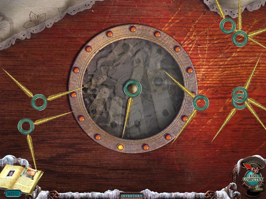 Mystery Case Files: Dire Grove (Collector's Edition) (iPad) screenshot: Mini clock hands puzzle