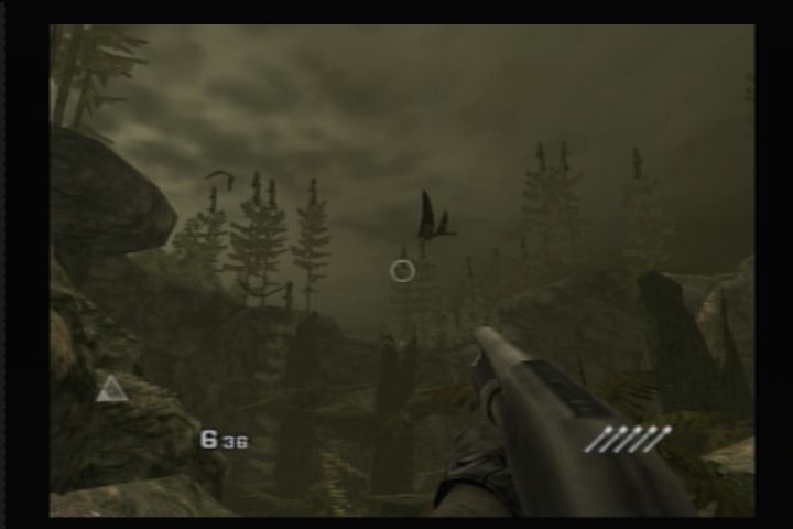 Jurassic: The Hunted (PlayStation 2) screenshot: Enjoy the landscape... If you dare.