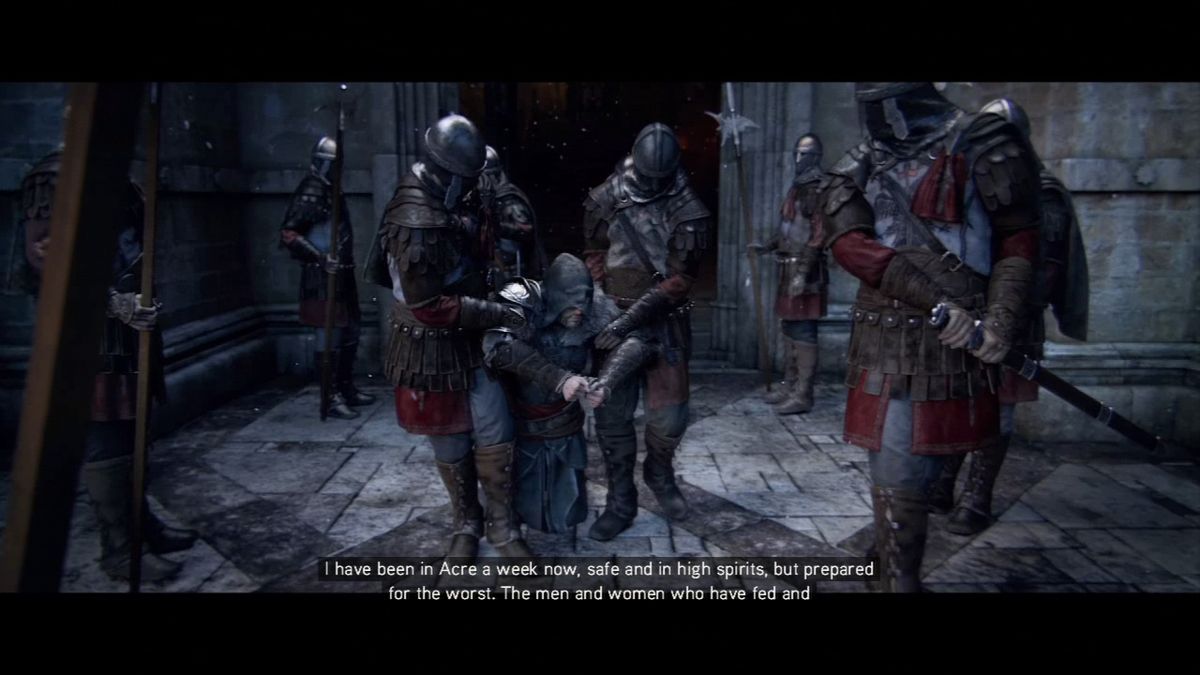 Assassin's Creed: Revelations (PlayStation 3) screenshot: A highly detailed pre-rendered trailer of AC for the first time used as a story intro as well.