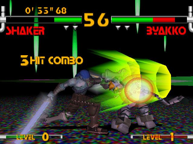 Plasma Sword: Nightmare of Bilstein (Dreamcast) screenshot: Plasma move