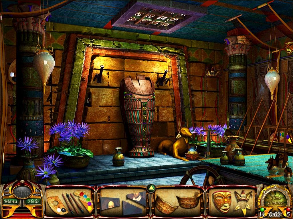 Flux Family Secrets: The Ripple Effect (iPad) screenshot: Queen Hatshepsut Tomb - objects