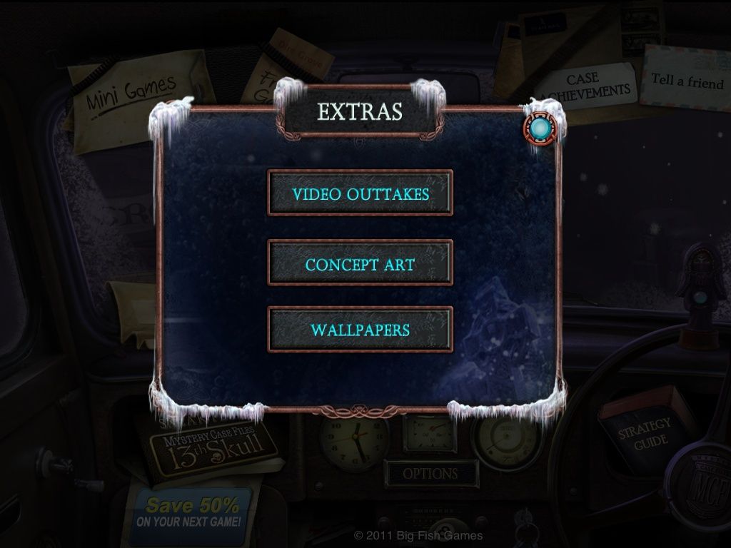 Mystery Case Files: Dire Grove (Collector's Edition) (iPad) screenshot: Collector's Edition has several additional features