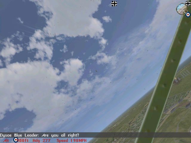 Battle of Britain II: Wings of Victory (Windows) screenshot: Planes are everywhere dotting the sky