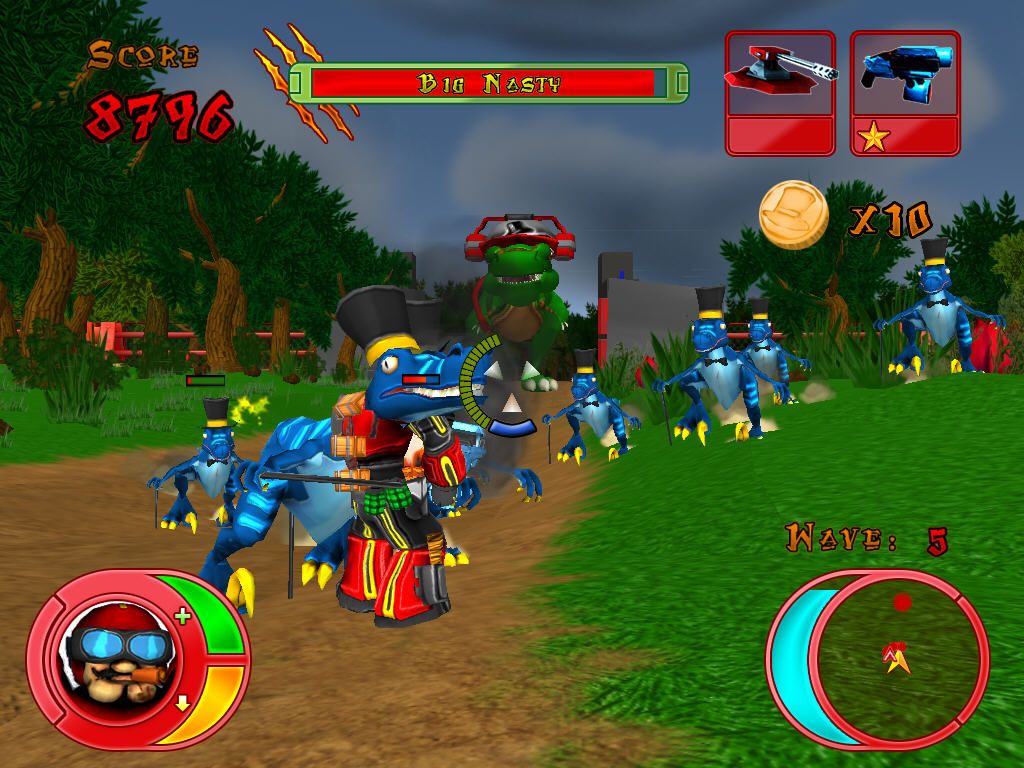 Dinocalypse (Windows) screenshot: Big Nasty