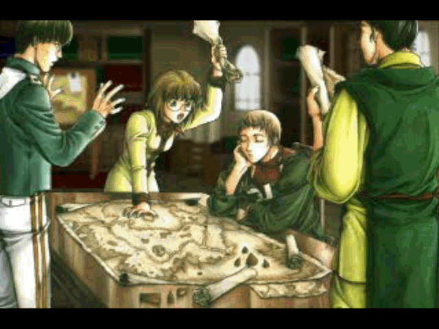 Suikoden II (PlayStation) screenshot: ...and introduces many others