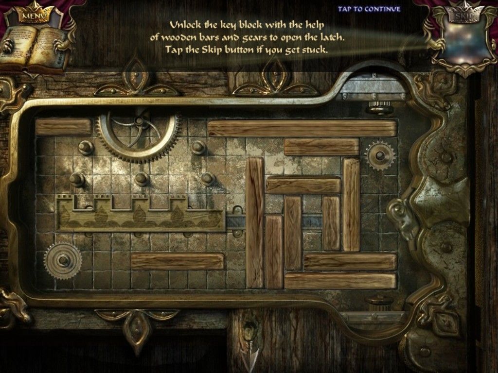 Echoes of the Past: Royal House of Stone (iPad) screenshot: Princess Chamber lock puzzle