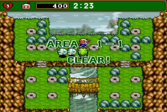 Super Bomberman 4 (SNES) screenshot: All Clear!