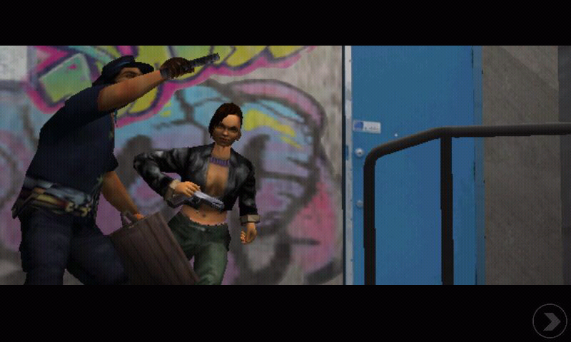 Grand Theft Auto III (Android) screenshot: Intro: the robbery