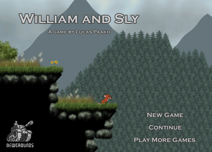 William and Sly (Browser) screenshot: Main menu