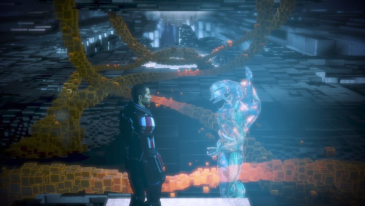Mass Effect 3 (Windows) screenshot: Inside the Geth Consensus