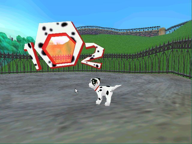 Disney's 102 Dalmatians: Puppies to the Rescue (Windows) screenshot: This ends the level and triggers a 'Save Game' option
