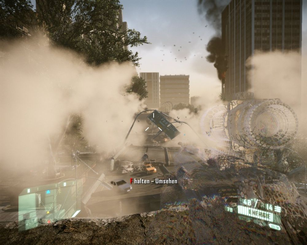 Crysis 2 (Windows) screenshot: Earthquake!!