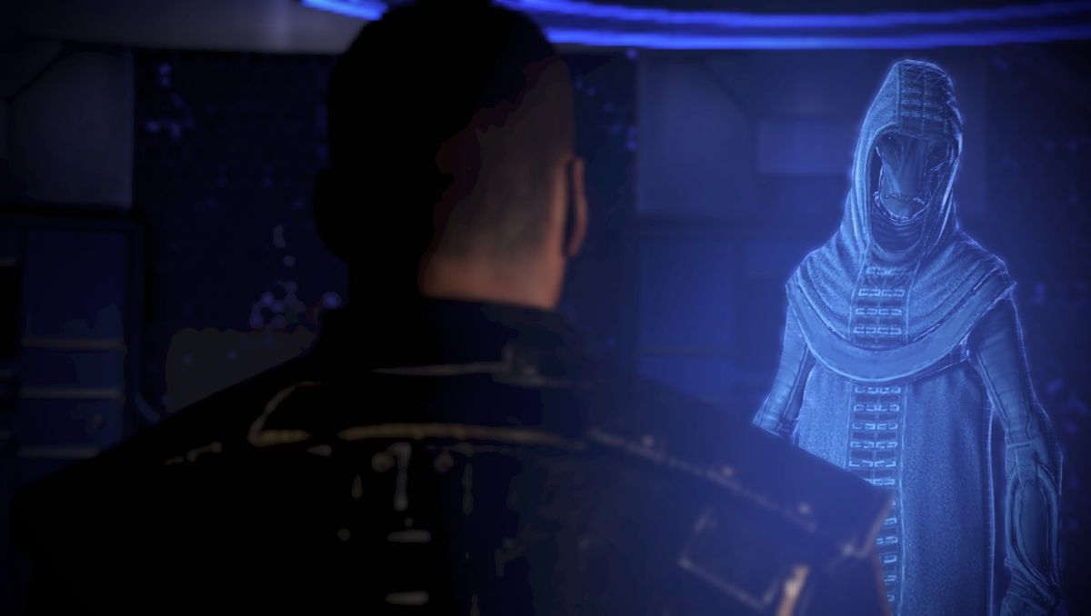 Mass Effect 3 (Windows) screenshot: The Salarian Council Member