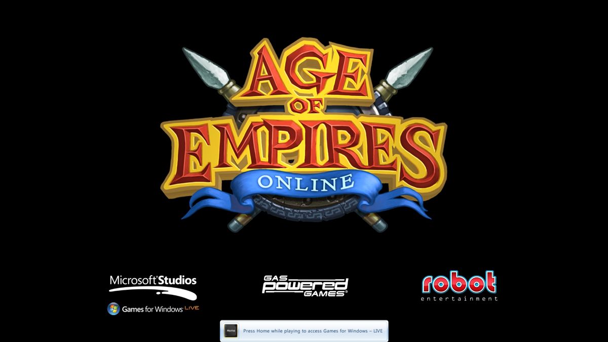 Age of Empires Online (Windows) screenshot: Title Screen