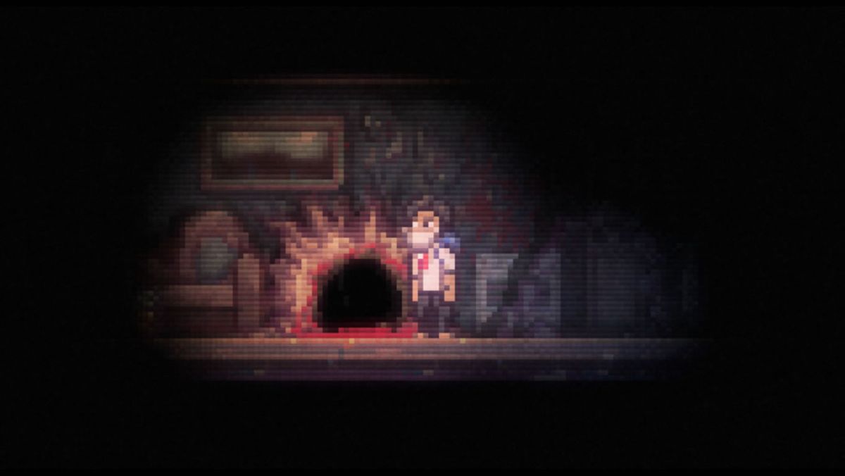 Lone Survivor (Windows) screenshot: A hole has been opened.
