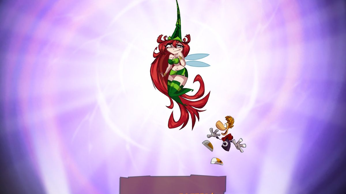 Rayman Origins (Windows) screenshot: Hey, it's Betilla the Fairy from the original Rayman game!
