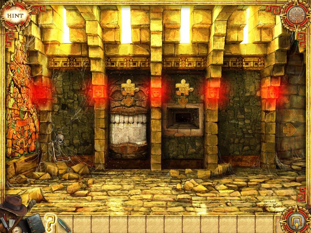 Joan Jade and the Gates of Xibalba (iPad) screenshot: Temple Chamber left