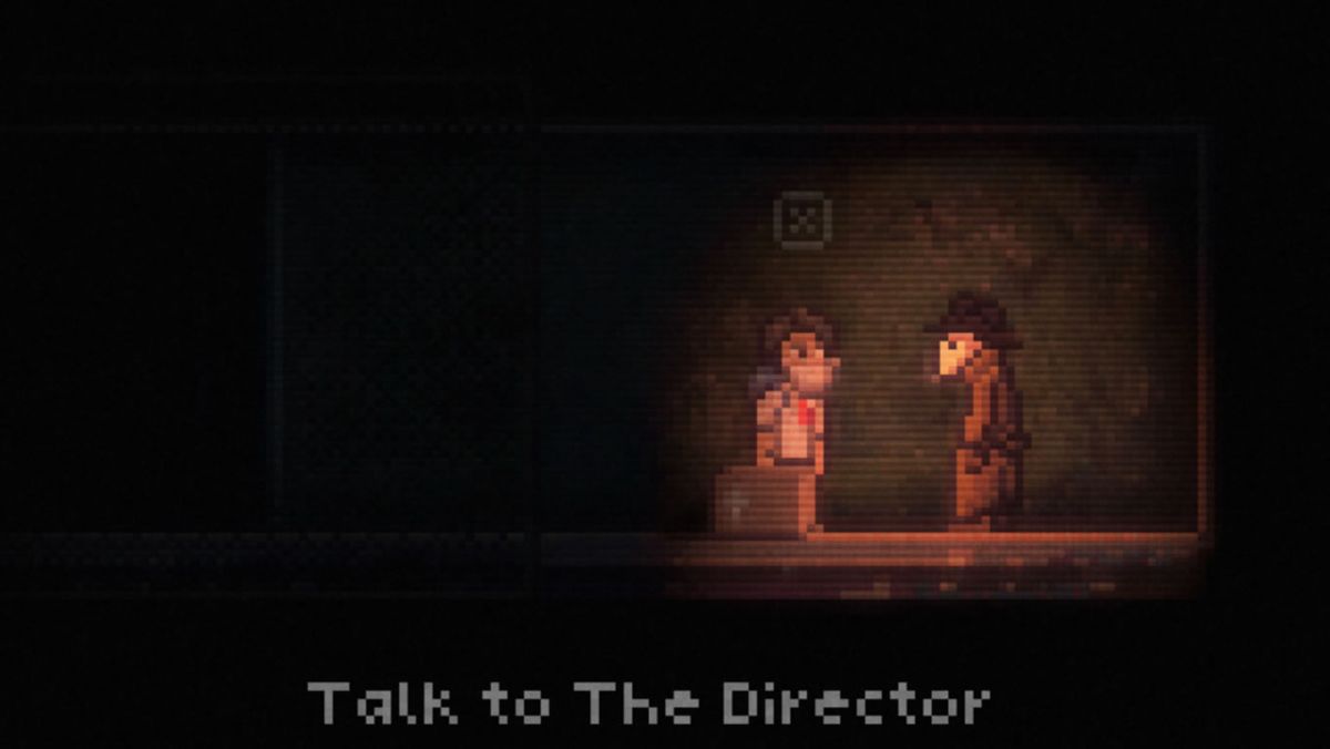 Lone Survivor (Windows) screenshot: The Director is a very shady character.