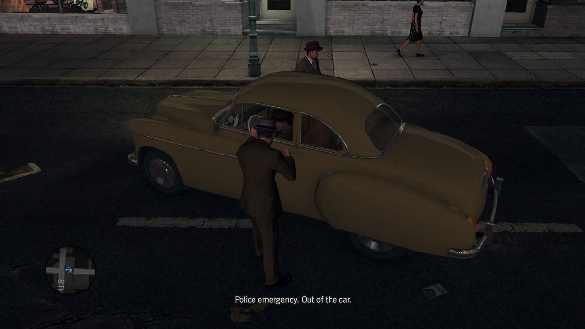 L.A. Noire: The Complete Edition (Windows) screenshot: As an L.A. cop, you can confiscate almost any vehicle.
