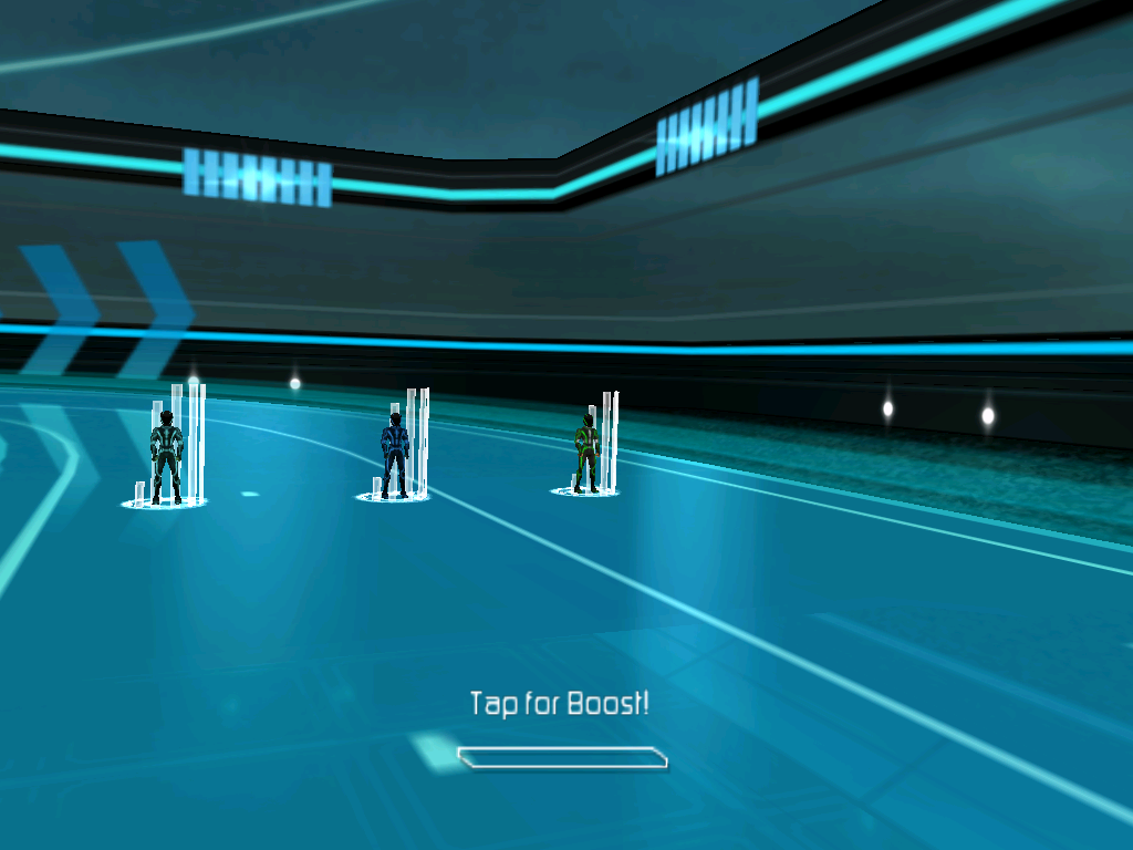 Tron: Legacy (iPad) screenshot: Getting ready to race!