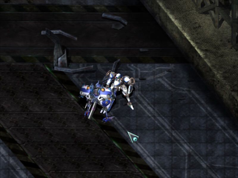 Baldr Sky Dive1: Lost Memory (Windows) screenshot: Robotic conversation