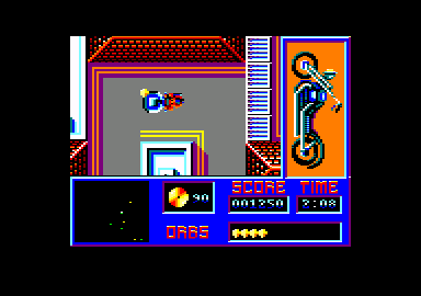 Moonwalker (Amstrad CPC) screenshot: I found an orb.