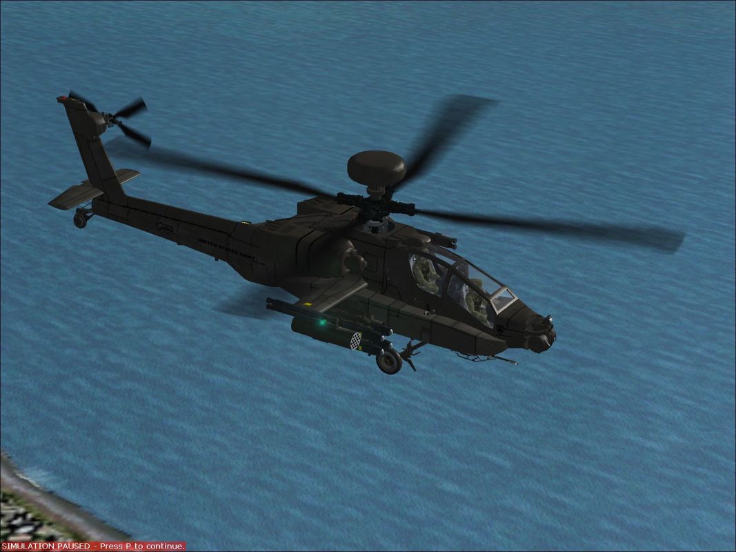 Combat Collectors: Second Edition (Windows) screenshot: The AH-64D Apache is an awsomely ugly beast.