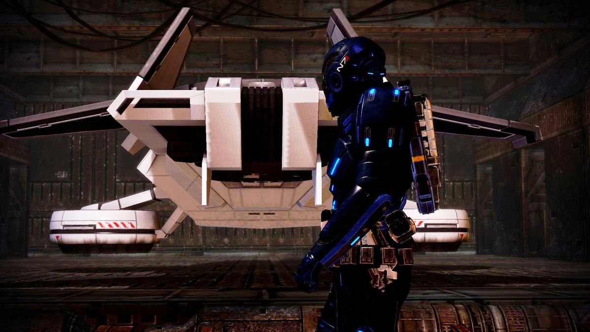 Mass Effect 2: Firewalker Pack (Windows) screenshot: Meeting the Hammerhead.