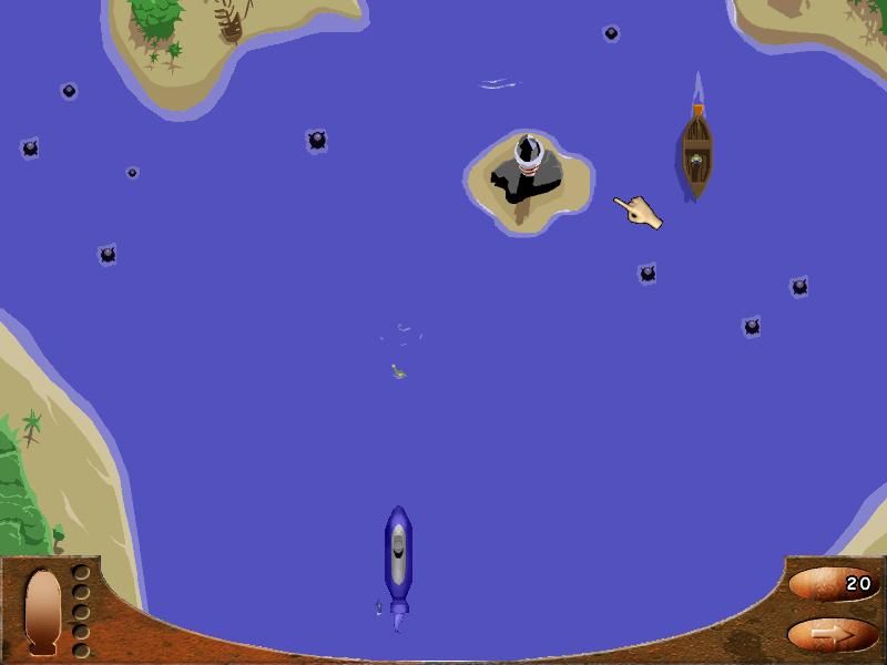 Polda 3 (Windows) screenshot: Another mini-game, submarine.