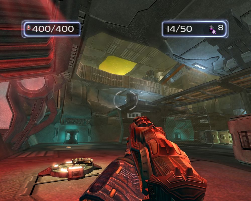 Gene Troopers (Windows) screenshot: Multiplayer map. MP provides some very basic deathmatch and capture the flag modes.