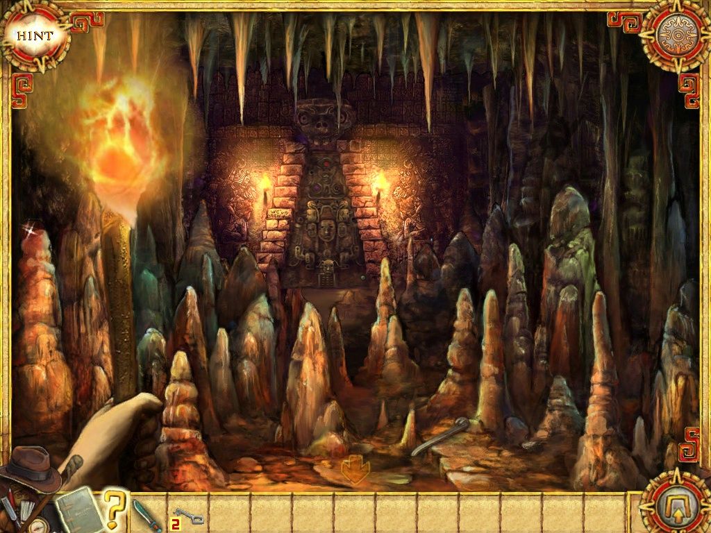 Joan Jade and the Gates of Xibalba (iPad) screenshot: Stalactite Cave