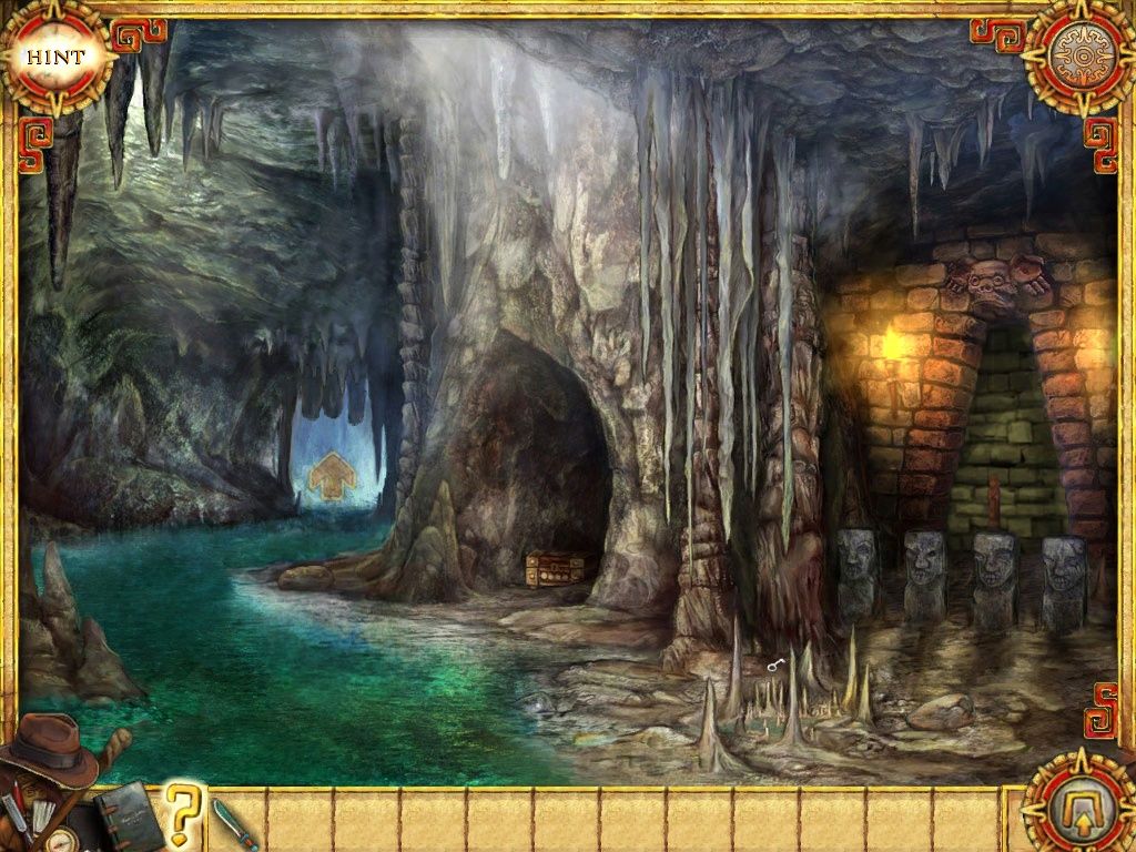 Joan Jade and the Gates of Xibalba (iPad) screenshot: Sunken Cave