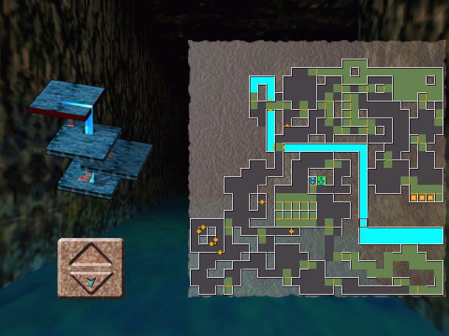 Words Worth (Windows) screenshot: The dungeons can get quite complex