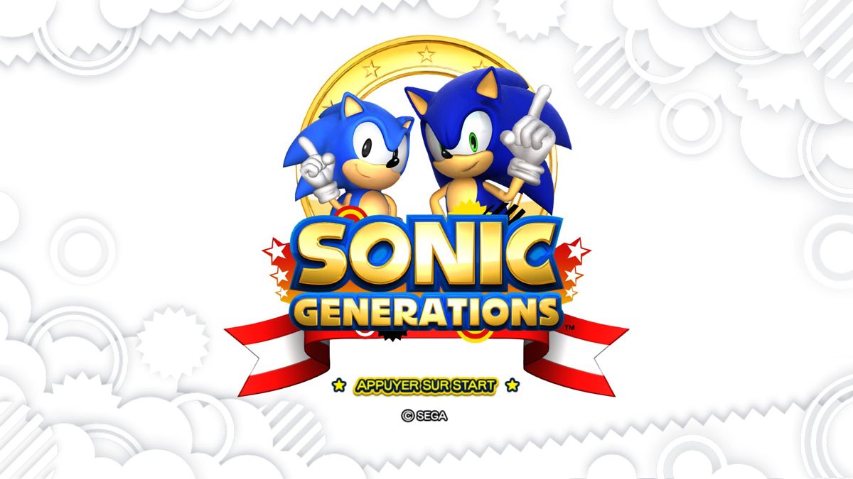 Sonic: Generations (Windows) screenshot: Title Screen