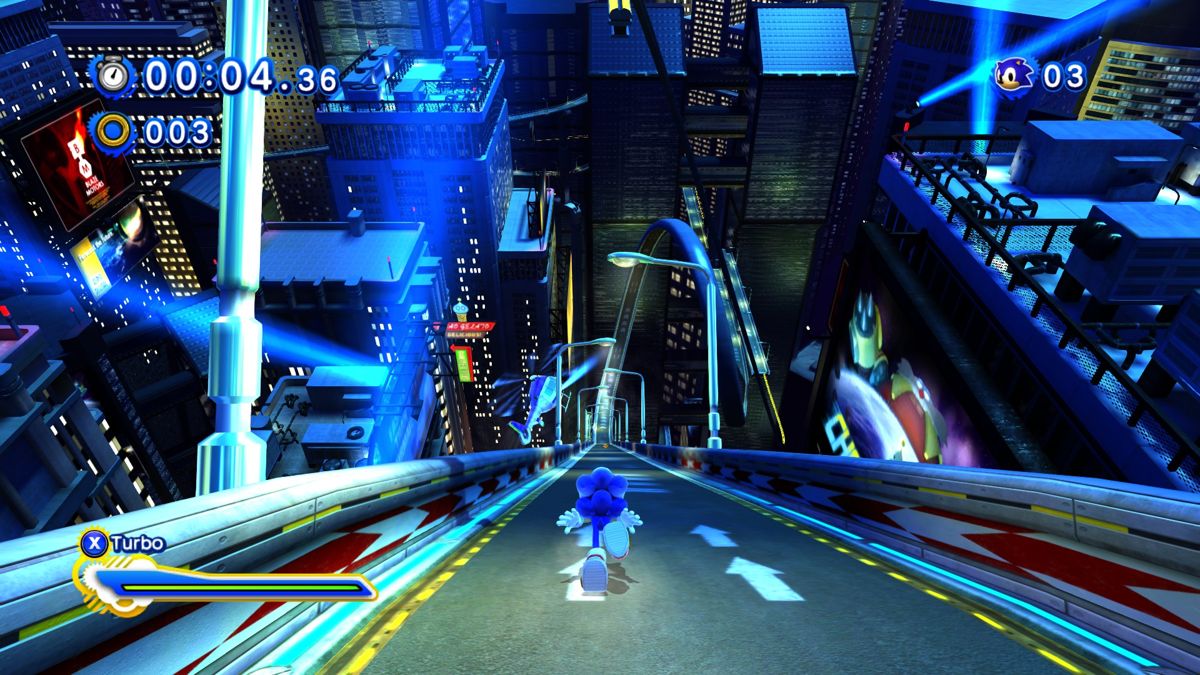 Sonic Generations (Windows) screenshot: Speed Highway - Modern