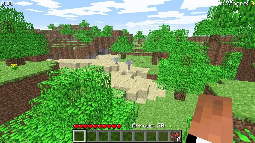 Screenshot of Minecraft Classic (Browser, 2009) - MobyGames