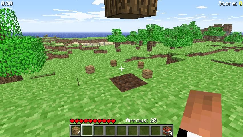 Screenshot of minecraft classic